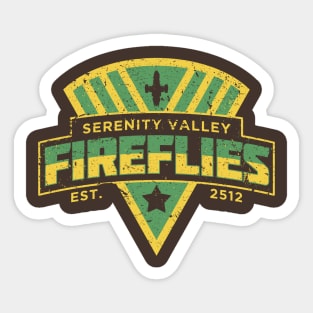 Serenity Valley Fireflies Sticker